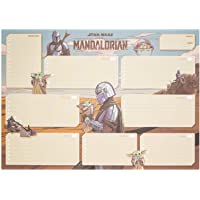 ERIK - Bloc planificador semanal A3 Star Wars- The Mandalorian- Baby Yoda- Grogu- Producto oficial- 29-7x42 cm